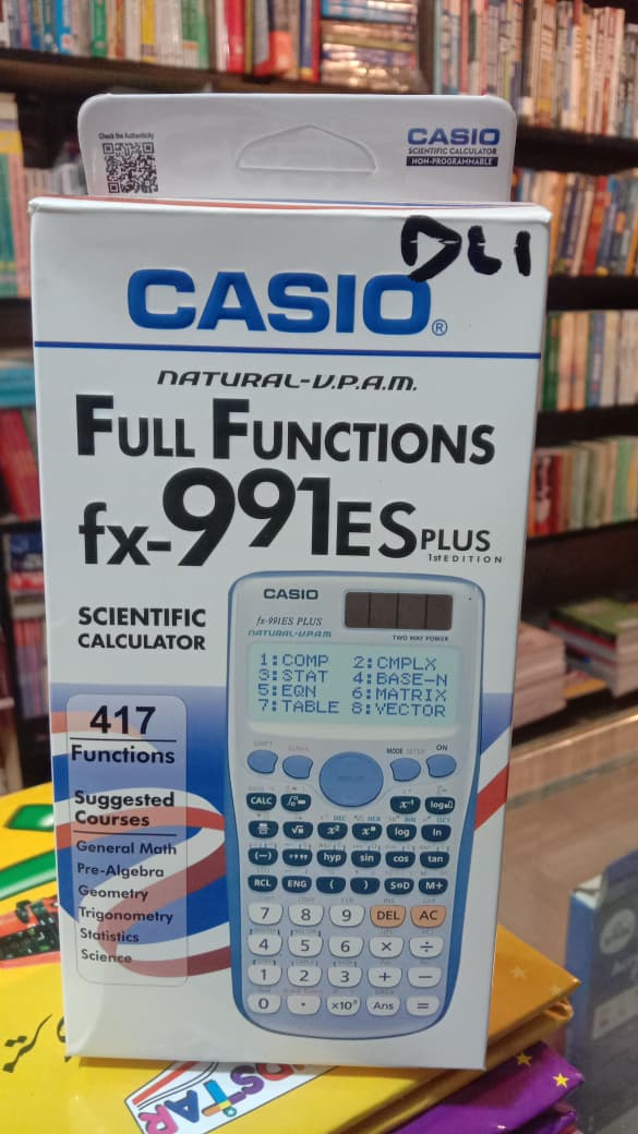 Specifications, Basic Information, Display Settings, Calculation Functions, Functions Features, Statistical Functions